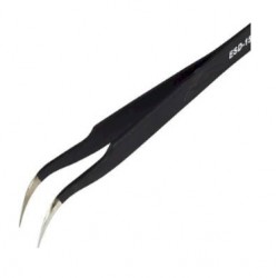 Pinza curva de Presición Antiestática